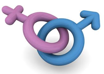 MALE AND FEMALE ICON - 3D