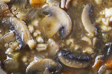 Barley Soup Background.