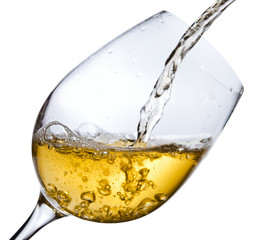 White wine ,saved clipping path