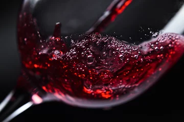 Fotobehang Alcohol rode wijn