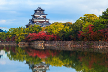 Obraz premium Zamek w Hiroszimie