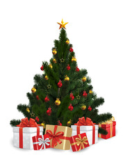 Fototapeta na wymiar Christmas Tree Vector