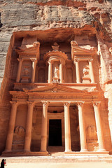 Treasuary Building in Petra, Jordan