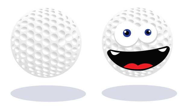 funny golf ball