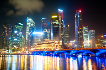 Singapore at night