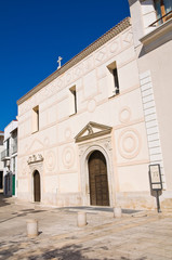 Fototapeta premium Church of St. Antonio. Pisticci. Basilicata. Italy.