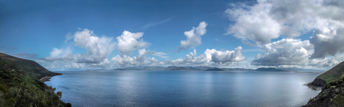 Meerblick Panorama am Ring of Kerry bei Cahersiveen