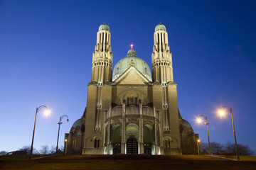 The Basilica of the Sacred Heart in Brussels, Belgium
