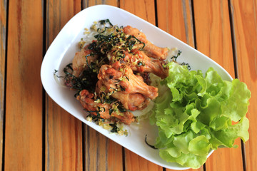 Fried Hot Chicken Wings