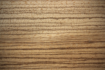 Zebrano wood surface - horizontal lines