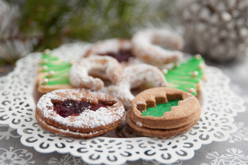 Gemischte Weihnachtsplätzchen