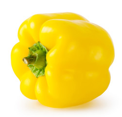 Bright yellow pepper