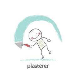 plasterer works