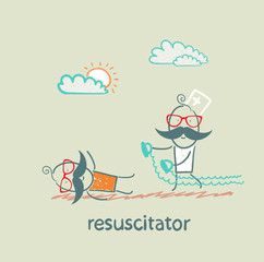 resuscitation in a hurry to sick patient