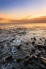 Obraz premium Seascape and wave in Cape Town, South Africa.