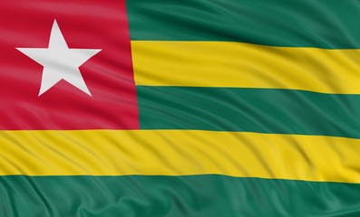 3D Togo flag