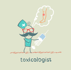 toxicologist said the poison and keeps syringe