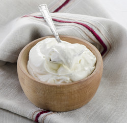 Fresh sour cream