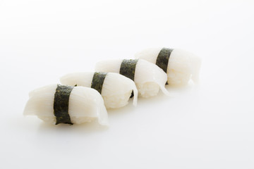 squid sushi nigiri