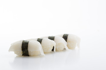 squid sushi nigiri