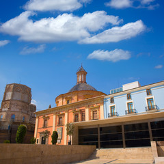 Valencia downtown cathedral and basilica Spain