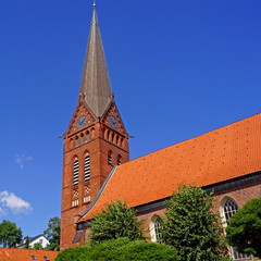 Obraz premium Maria-Magdalenenkirche in LAUENBURG a.d.Elbe