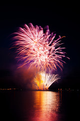 Celebratory bright firework