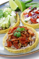sopes, traditional mexican dish