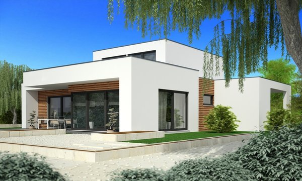 EFH im Bauhausstil