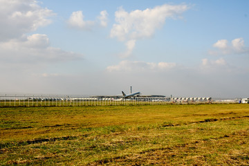Outside Suvanpumi airport