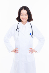 Young Asian woman doctor