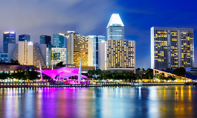 Obraz premium Singapore at night