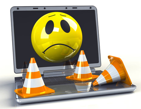 Baustelle Computer
