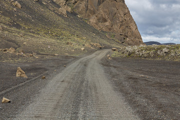 Track through Iceland