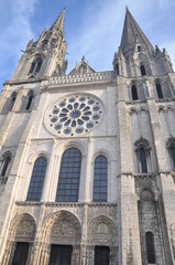 Fototapeta na wymiar Cathedrale de Chartres