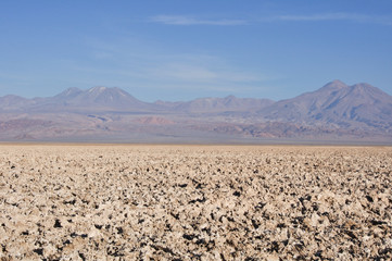 Salt flat of Atacama (Chile)