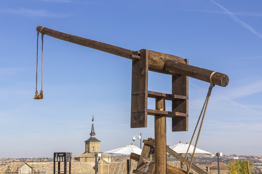 ancient catapult around the XV century