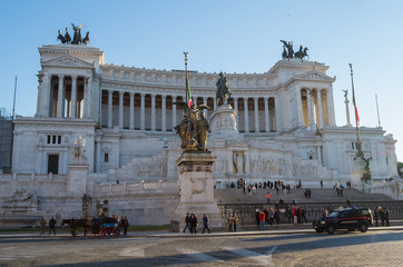 Roma, cartello menu su strada