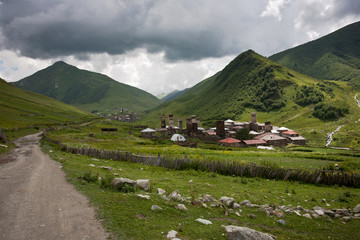 Old city Ushguli.