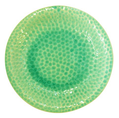 green plate