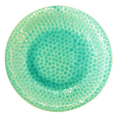 Ceramic plate isolated on a white background.