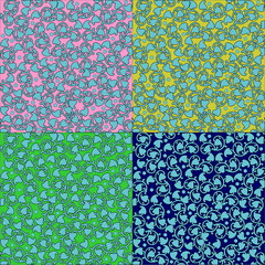 decorative seamless floral background