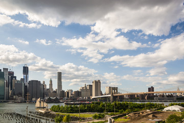 Fototapeta premium Widok z Brooklynu