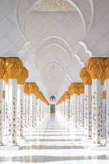 Obraz premium Sheikh Zayed Moschee w Abu Zabi