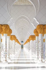Zelfklevend Fotobehang Sheikh Zayed Moschee in Abu Dhabi © drfotografie