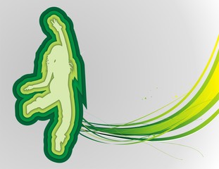 beautiful woman background