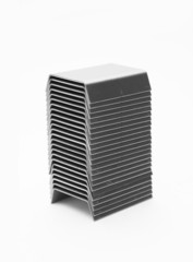 profile on the white background