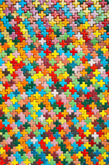 Fototapeta premium The colorful pottery as modern design