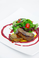 Foie gras salad