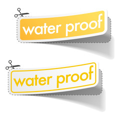 Water proof stickers